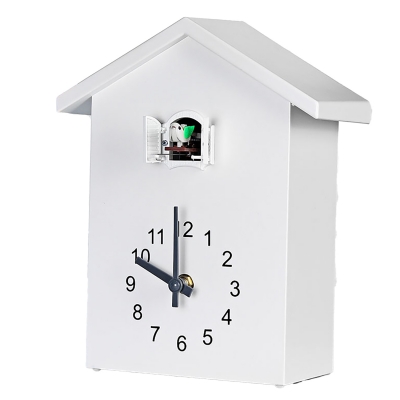 Настенные часы с кукушкой Clocker KuKu, таймер, белые-2